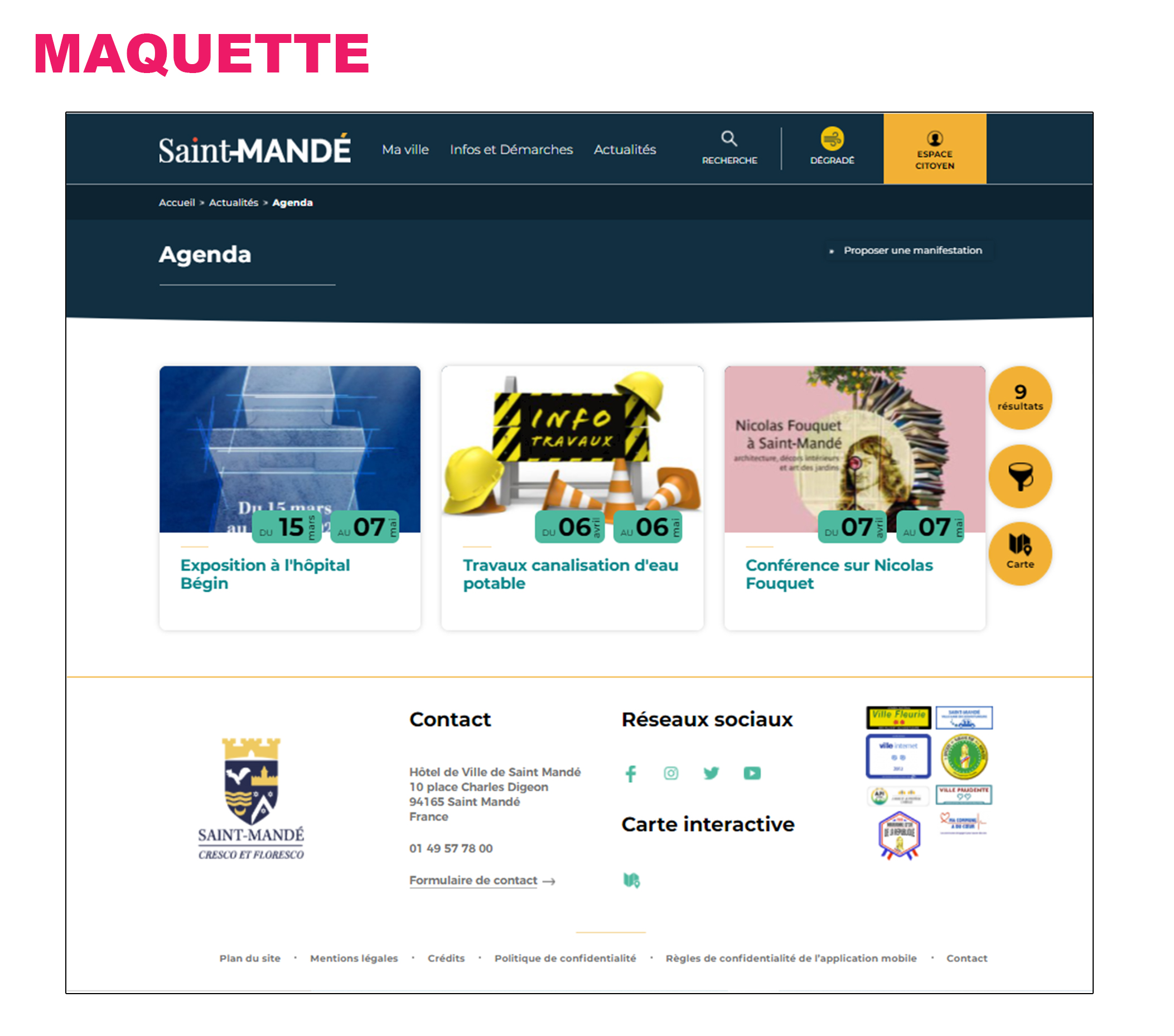maquette saintmande.fr
